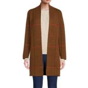 New Time and Tru Women's Open Front Cardigan Sweater with Long Sleeves